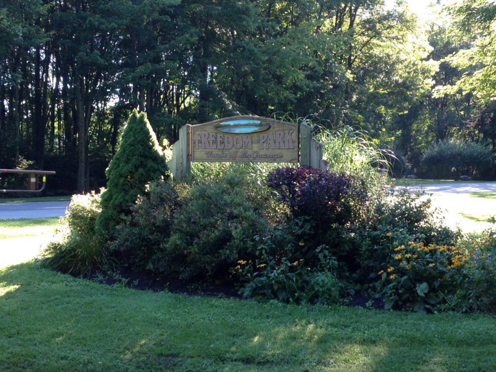 Freedom Park entry sign